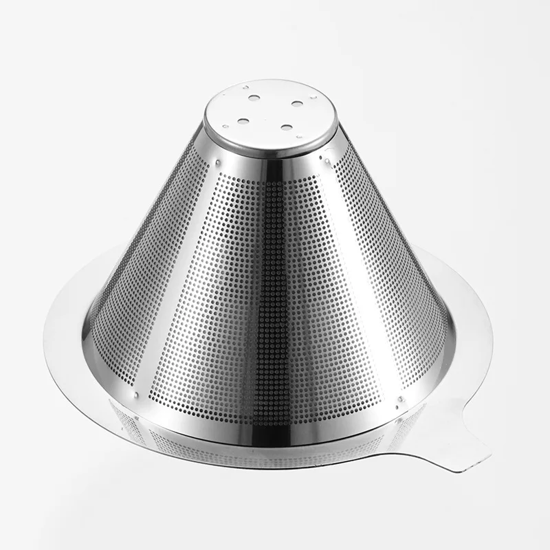 

Stainless Steel Small Screen Pack Double Coffee Drip Coffee Filter