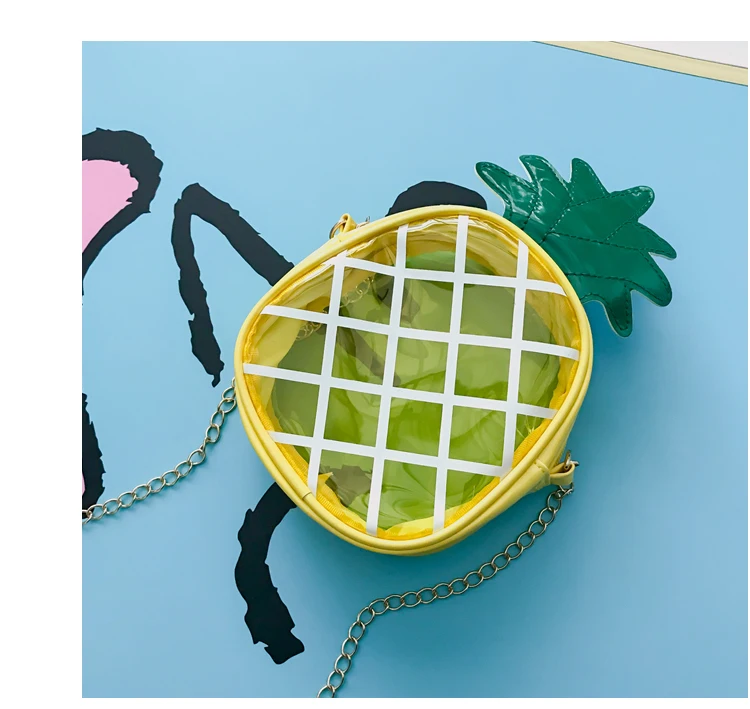 Креативный новый маленький цвет сочетающийся с фруктовой цепочкой прозрачный