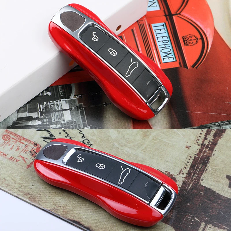 Для Porsche Panamera 17 + Cayenne 2018 смарт-чехол для ключей чехол пульта дистанционного