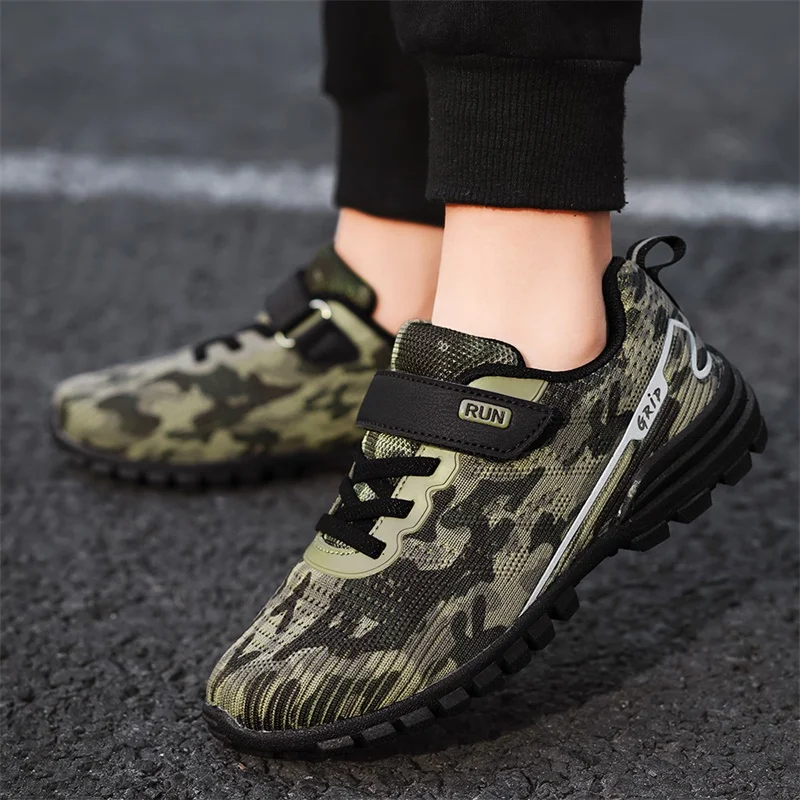 JIEMIAO New Children Shoes High Quality Breathable Kids Outdoor Hiking Shoes for Boys Trail Running Shoes CUHK Kids' Sneakers