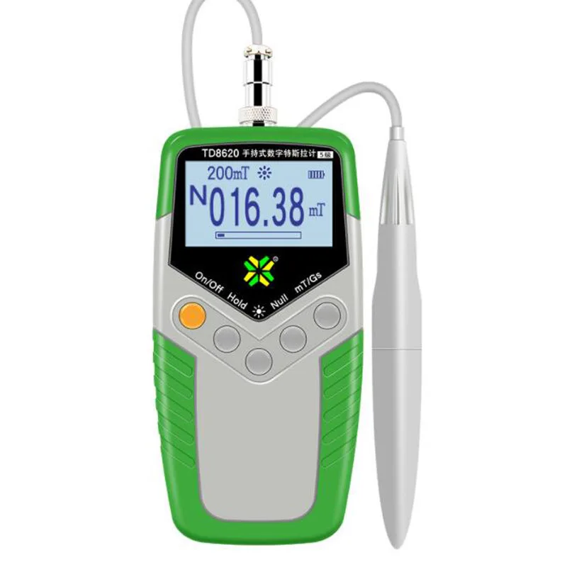 TD8620 Измеритель Гаусса с постоянным магнитом ручной цифровой измеритель Теслы