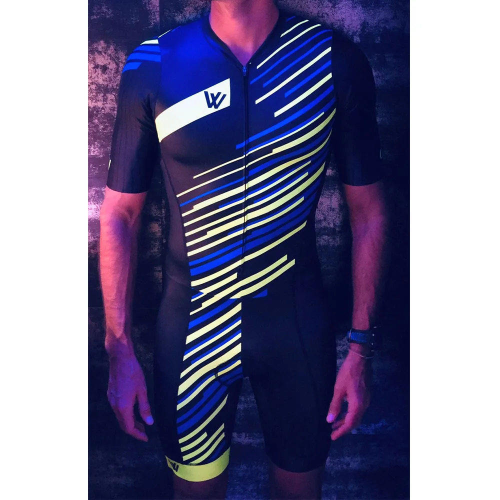 Костюм для триатлона мужские облегающие костюмы велосипедные Джерси наборы