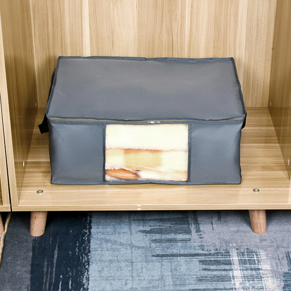 

New Portable clothes storage bag organizer folding closet organizer for pillow comforter cover quilt organizer bag