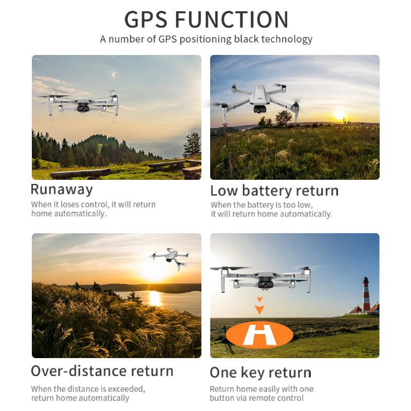 KF102 GPS Дрон с разрешением 4K Profesional 5G Wi Fi HD Камера 2 осевой Anti Shake Gimbal RC Quadcopter