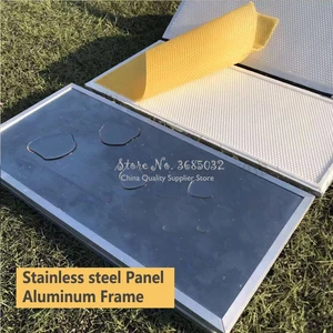 Новая ручная машина для изготовления воска под давлением лист основания из пчелиного воска, машина для изготовления гребней для воска, для КитаяИтальянский пчелиный, 41,5*19,5 см