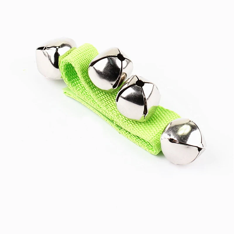 1pc Green 1 шт./пара, детская музыкальная игрушка, детский ручной Колокольчик на запястье, встряхиватель, музыкальный инструмент, Детские ударные ранние Образовательные Подарки - Цвет: 1pc Green