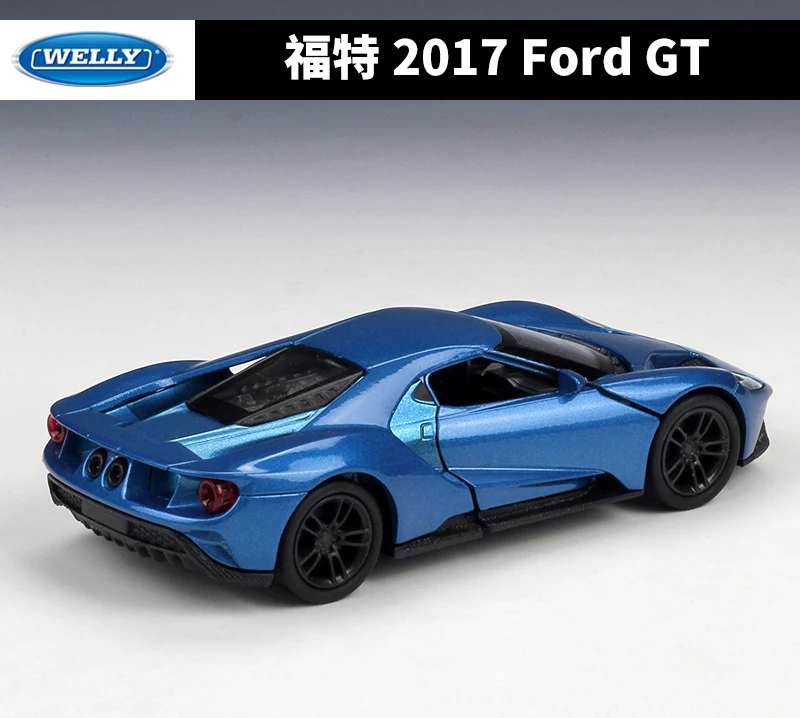 WELLY литый под давлением автомобиль в масштабе 1:36 тяговый 2017 Ford GT модель