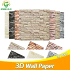 3D наклейки на стену 70*77 см, 3D кирпичный камень, самоклеющиеся, водостойкие, для детской комнаты