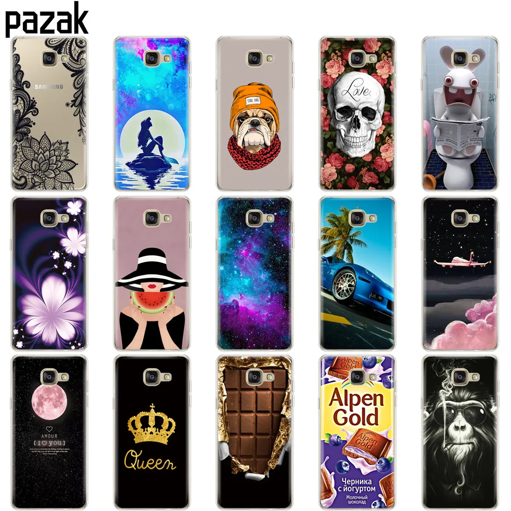Силиконовый чехол для телефона samsung Galaxy A7 A710F A710 SM-A710F чехол s мягкая задняя крышка из ТПУ чехол для samsung A7 A7 6 оболочка
