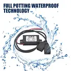 DC-DC модуль преобразователя от 12 В до 5 В, 3 А, 15 Вт, двойной USB понижающий адаптер питания, автомобильный водонепроницаемый модуль питания