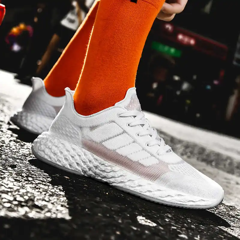 

Kid Sneakers Print Men's Sport Shoes Shoose Men's Original Running Shoes Deportibas Fashionable Sports Shoes Punk Tennis Net