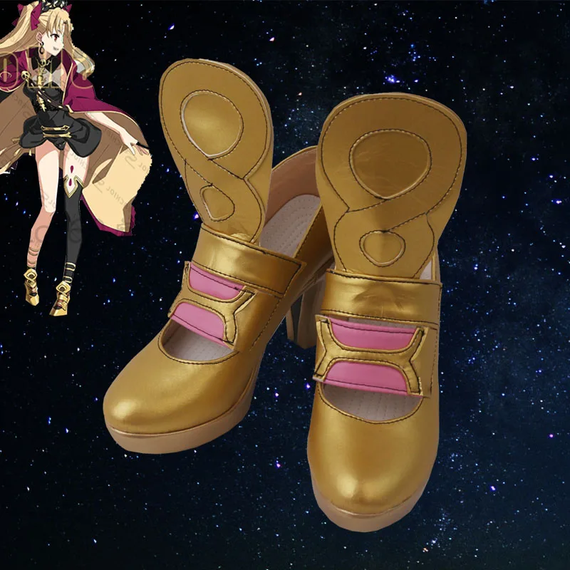 Unisex Anime Cos FGO Fate/Grand Order Ereshkigal Cosplay Costumes Shoes Boots Custom Made