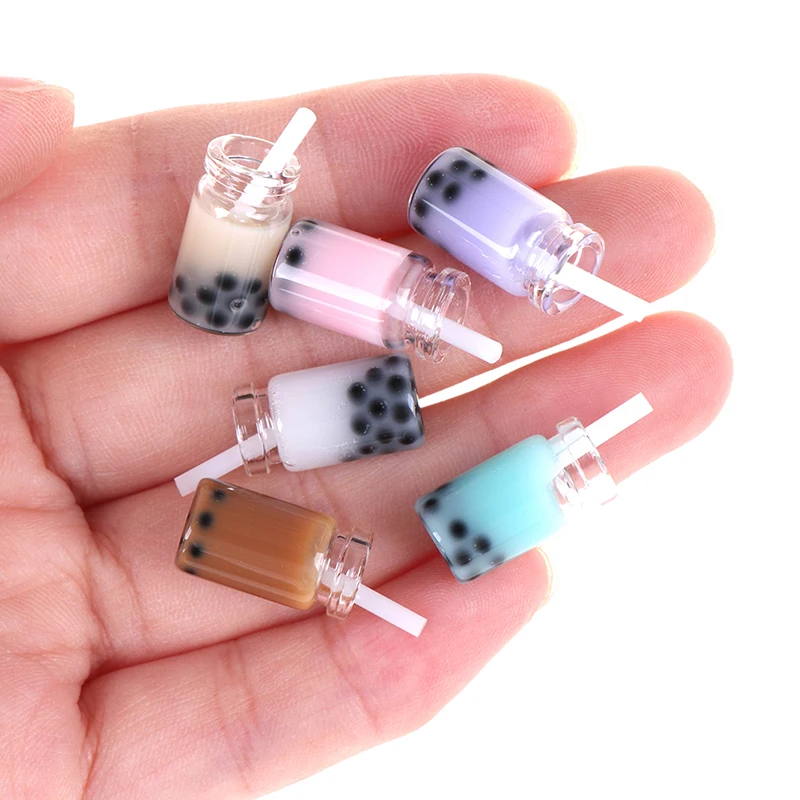 

3Pcs/Lot 1:12 Doll House Miniature Tea With Milk Cups Food Drink Beverage Toy Decoration Dolls Accessories