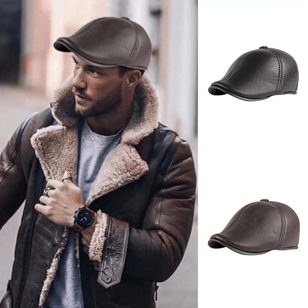 Мужская кепка из искусственной кожи высокого качества Newsboy s для женщин Весна