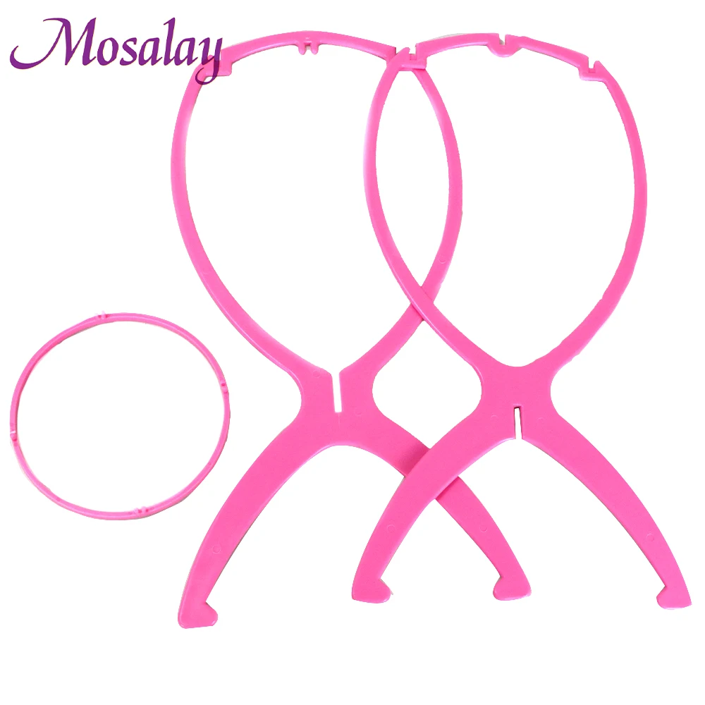

1PC Colorful Ajustable Wig Stands Plastic Hat Display Wig Head Holders Four color High Quality Wig Hat Cap Display Tools