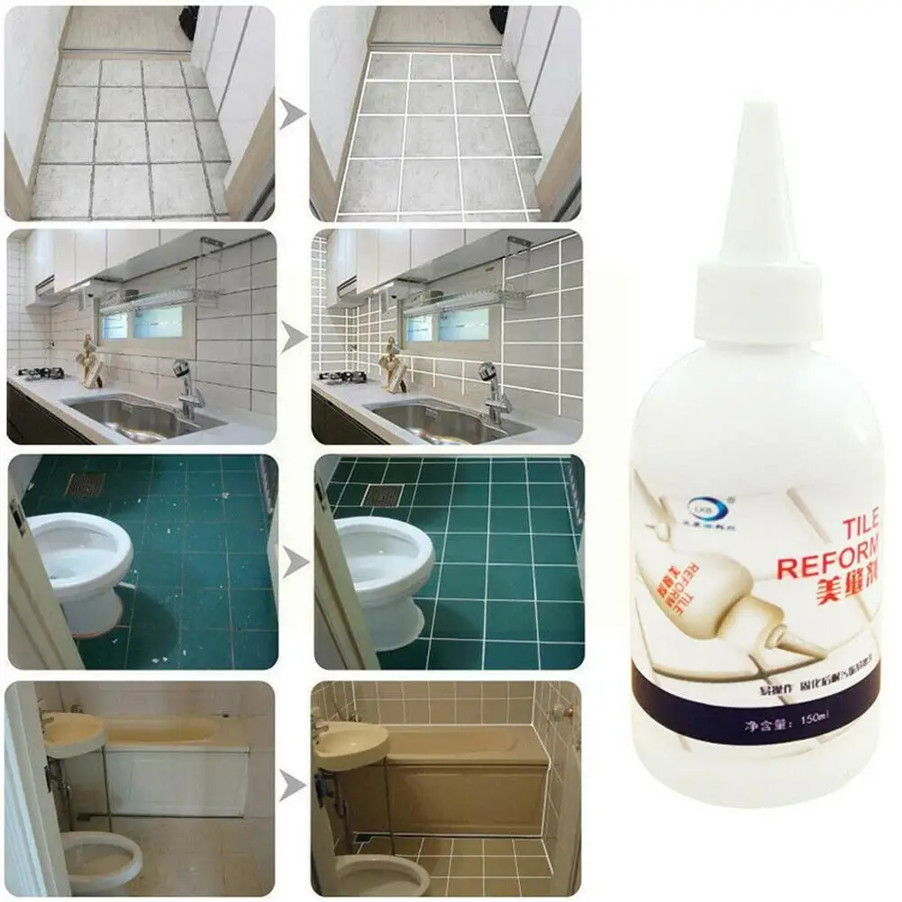 

Tile Gap Tile Filler Modification Agent Paint Cleaning Tile Decoration Repair Mold Stickers Cement Adhesive Joint Grout G3D3