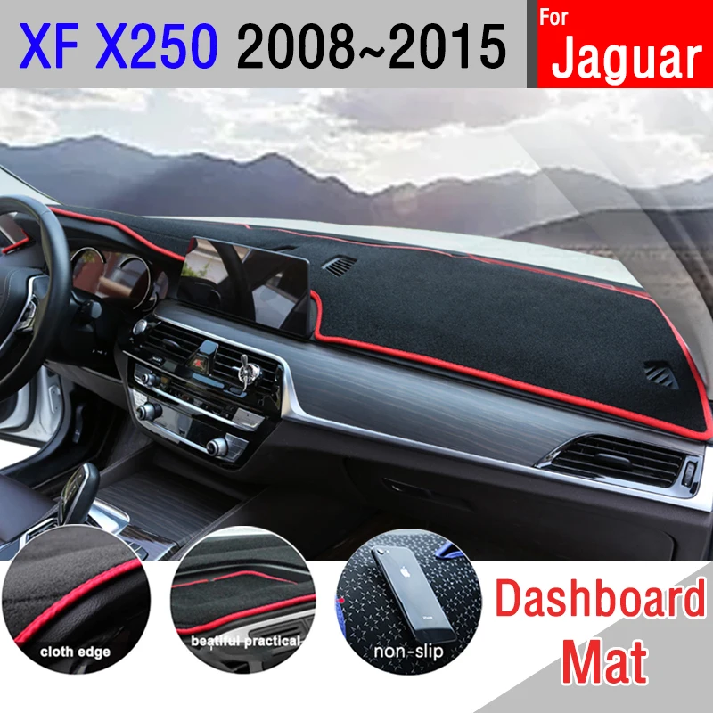 Противоскользящий коврик для Jaguar XF 2008-2015 X250 накладка на приборную панель