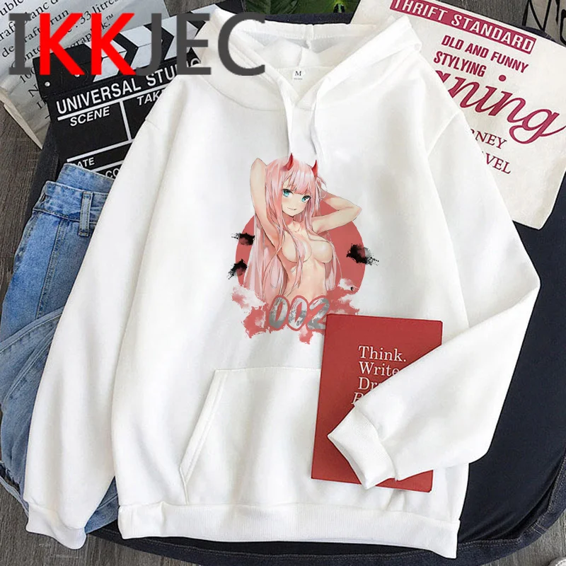 

Darling in the Franxx hoodies male streetwear graphic printed male pullover y2k aesthetic Ulzzang