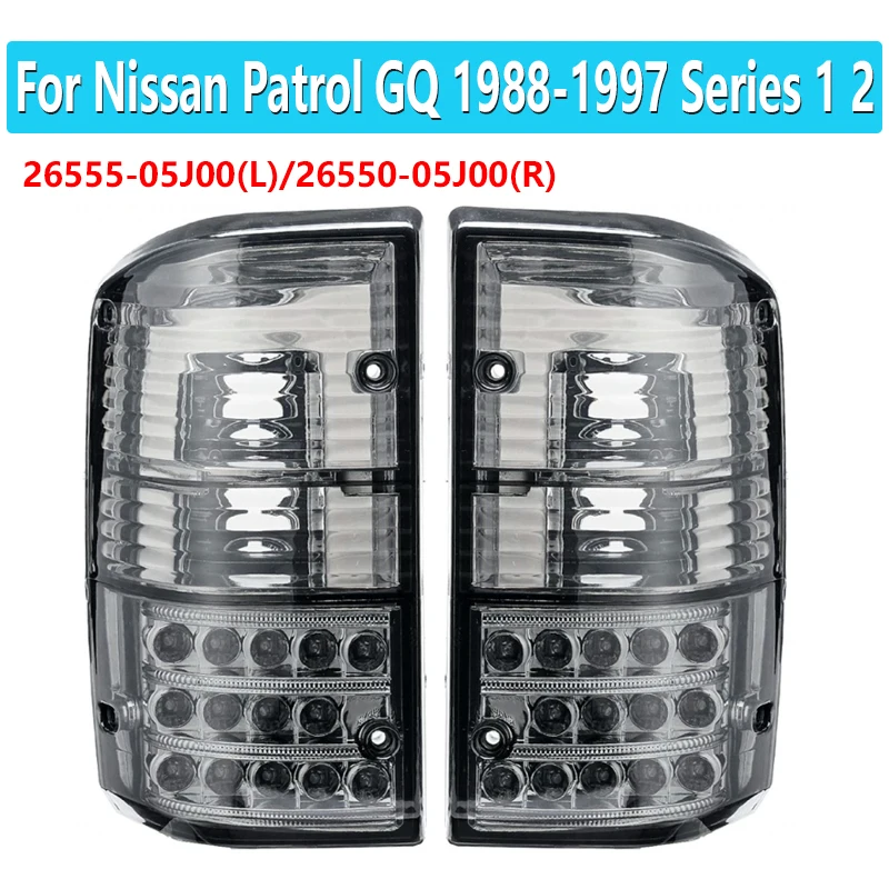

Задний фонарь, стоп-сигнал, красный и дымчатый задний фонарь, 2 шт. для Nissan патруль GQ 1988 1988-1997 серии 1 2 26555-05J00