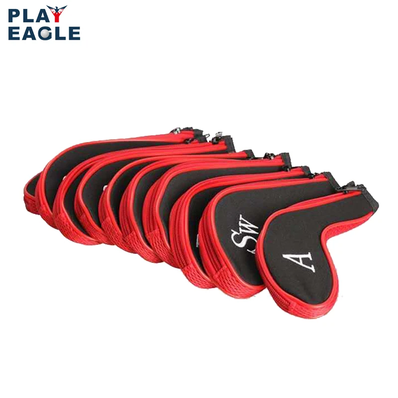PLAYEAGLE 10 шт. чехол для головы гольф клуба Железный Паттер защитный набор с номером