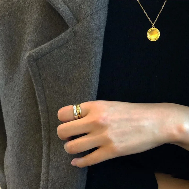 Женское серебряное кольцо в стиле панк из серебра 100% пробы | Украшения и