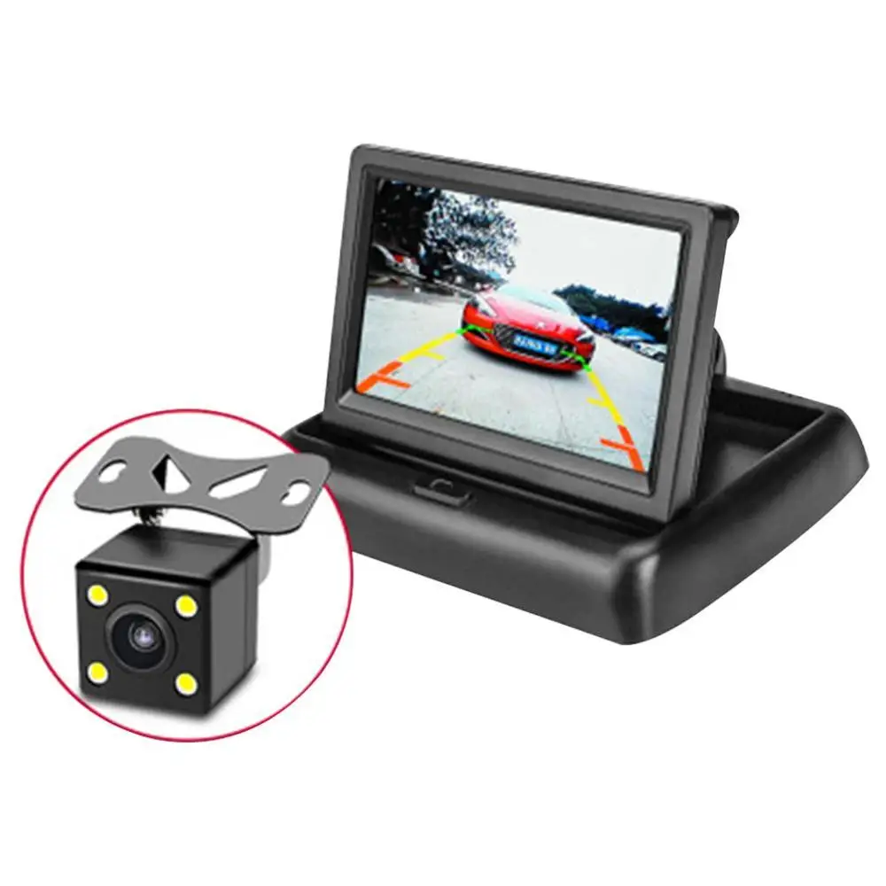 

4.3inch Car Monitors TFT LCD Car Rear View monitor Display Parking Rearview System For Backup Reverse Camera Support DVD