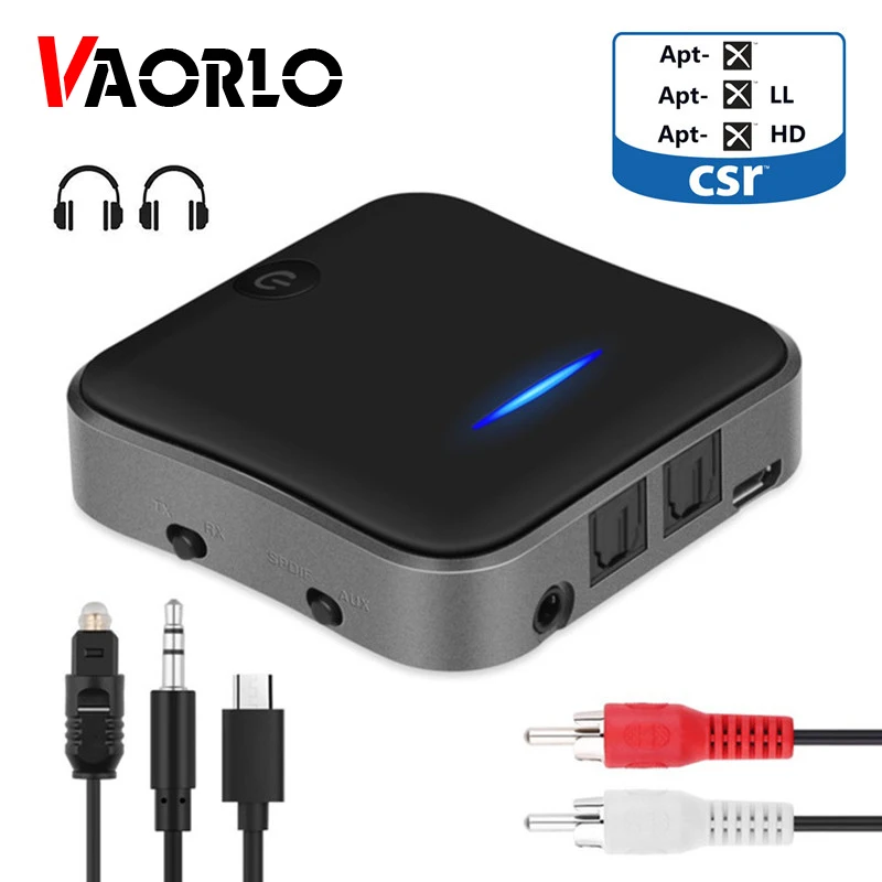 Bluetooth 5 0 передатчик приемник CSR8675 APTX HD LL Bt аудио музыка беспроводной USB адаптер 3 мм