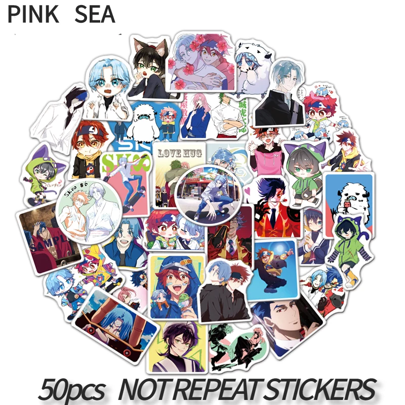 10/30/50Pcs/set Cartoon Anime SK8 The Infinity Graffiti Stickers For Suitcases Helmet Luggage Laptop Skateboard Case Motorcycle