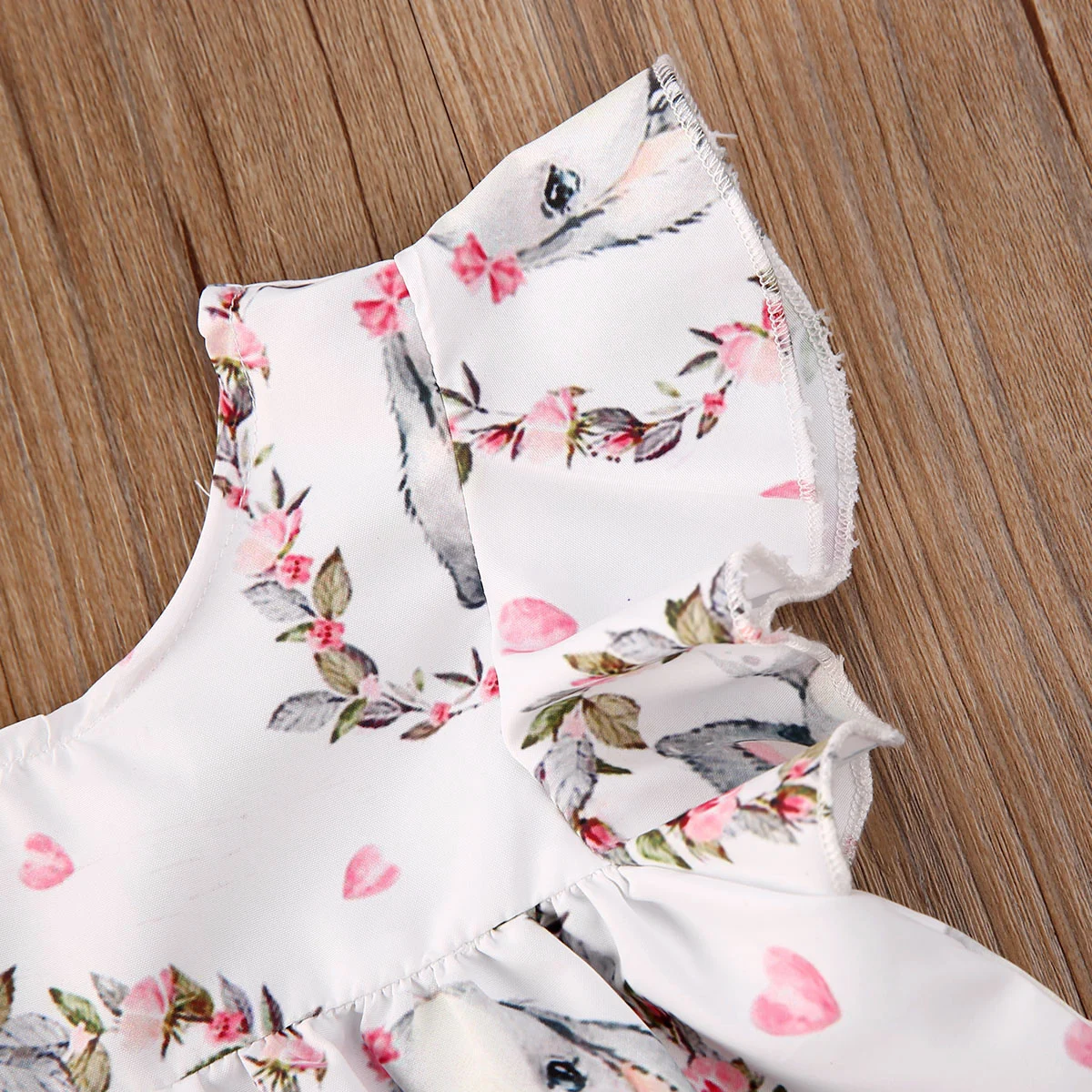 Одежда для маленьких девочек Милое детское пасхальное платье с рисунком кролика