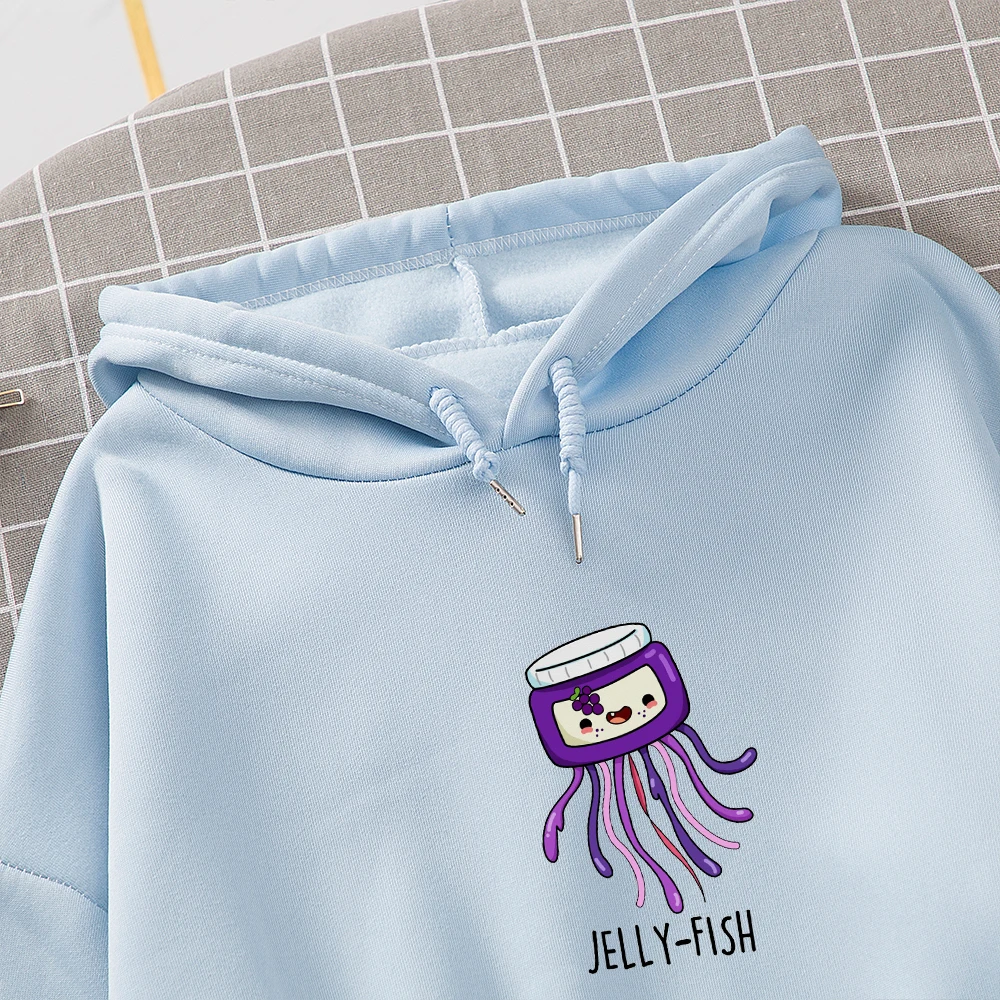 Sweatshirt with A Hood Sweatshirt Cartoon Sweatshirts Womens Purple Kawaii Hoodies Female Sweetshirts for Girls Bluzy Damskie