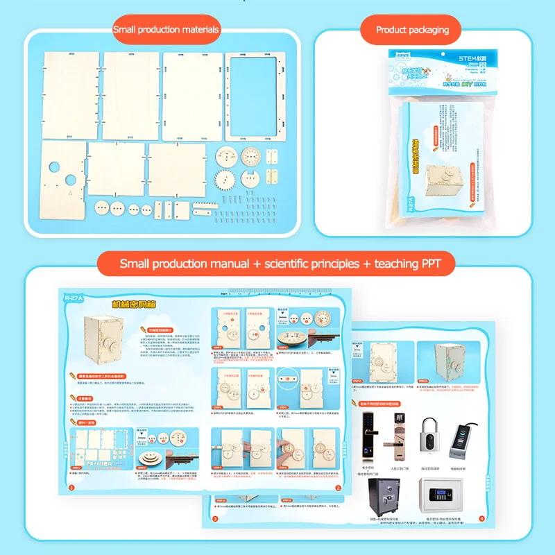 

Creative DIY assembly Password box Junior High School Students ScienceAnd Technology Small Production Safety Toy Teaching aids