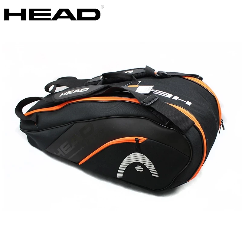 

Head Tennis Bag Large Capacity 6-9 Rackets Sport Bag Raquete De Tenis Saco Badminton Tennis Racket Backpack For Men Women