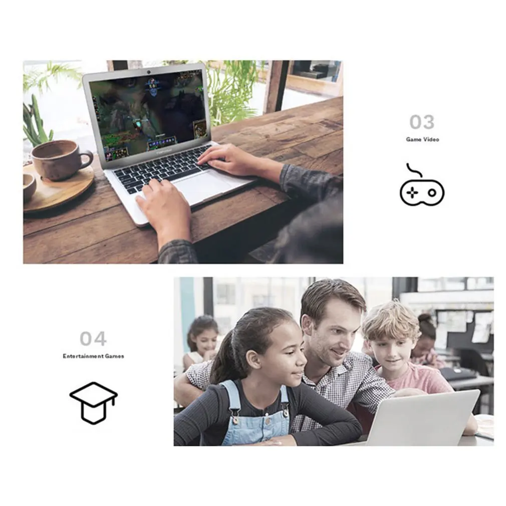 

Lightweight And Portable Laptop High-definition Screen Wide Side Frivolous Body Metal Notebook Computer