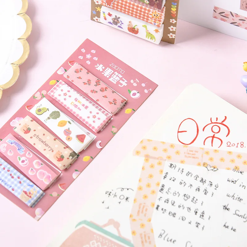 Милый Kawaii закусочный магазин Серия животных вечерние свободный лист блокнот для