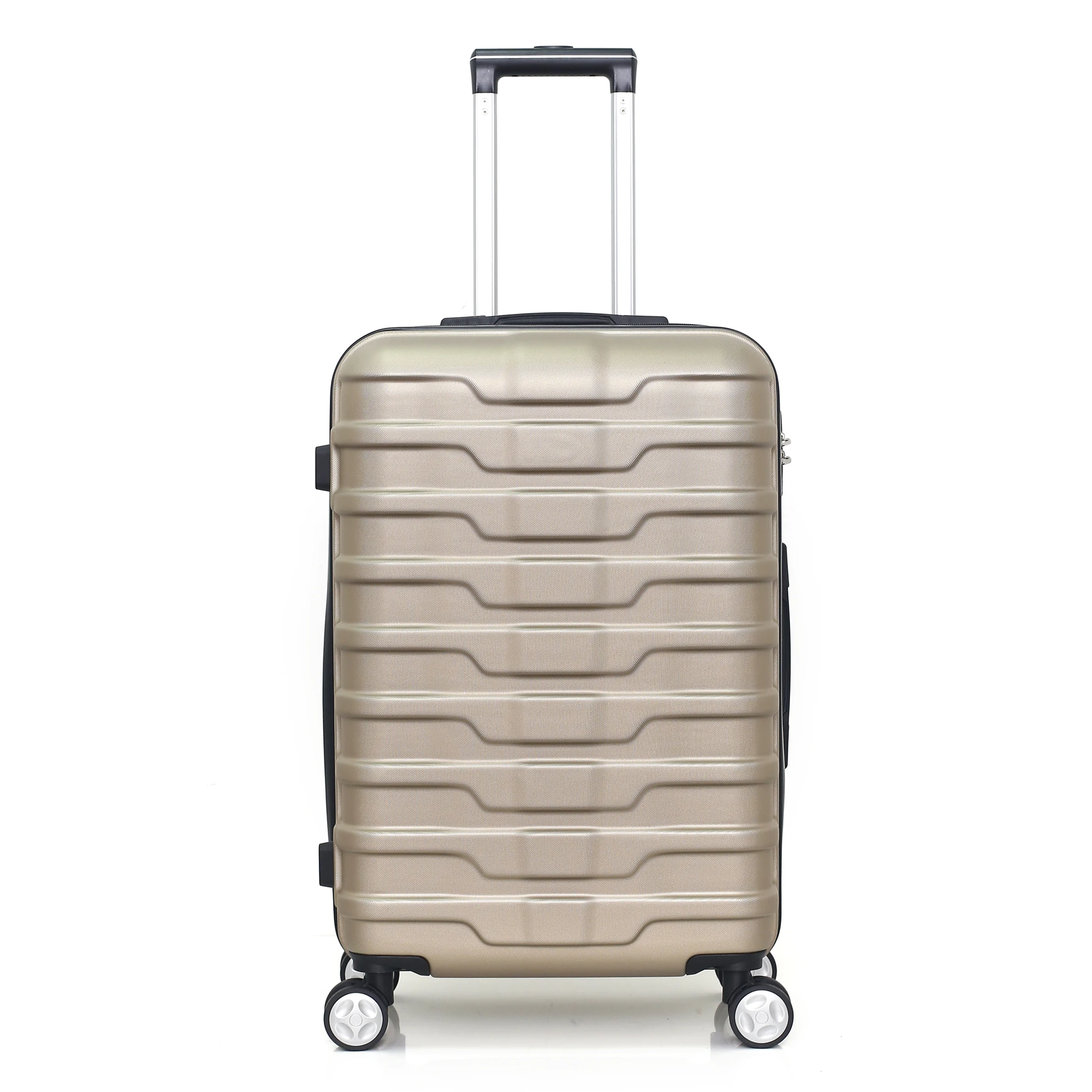 Багаж 3 шт набор abs багаж твердый костюм чехол светильник вес с расширяемым