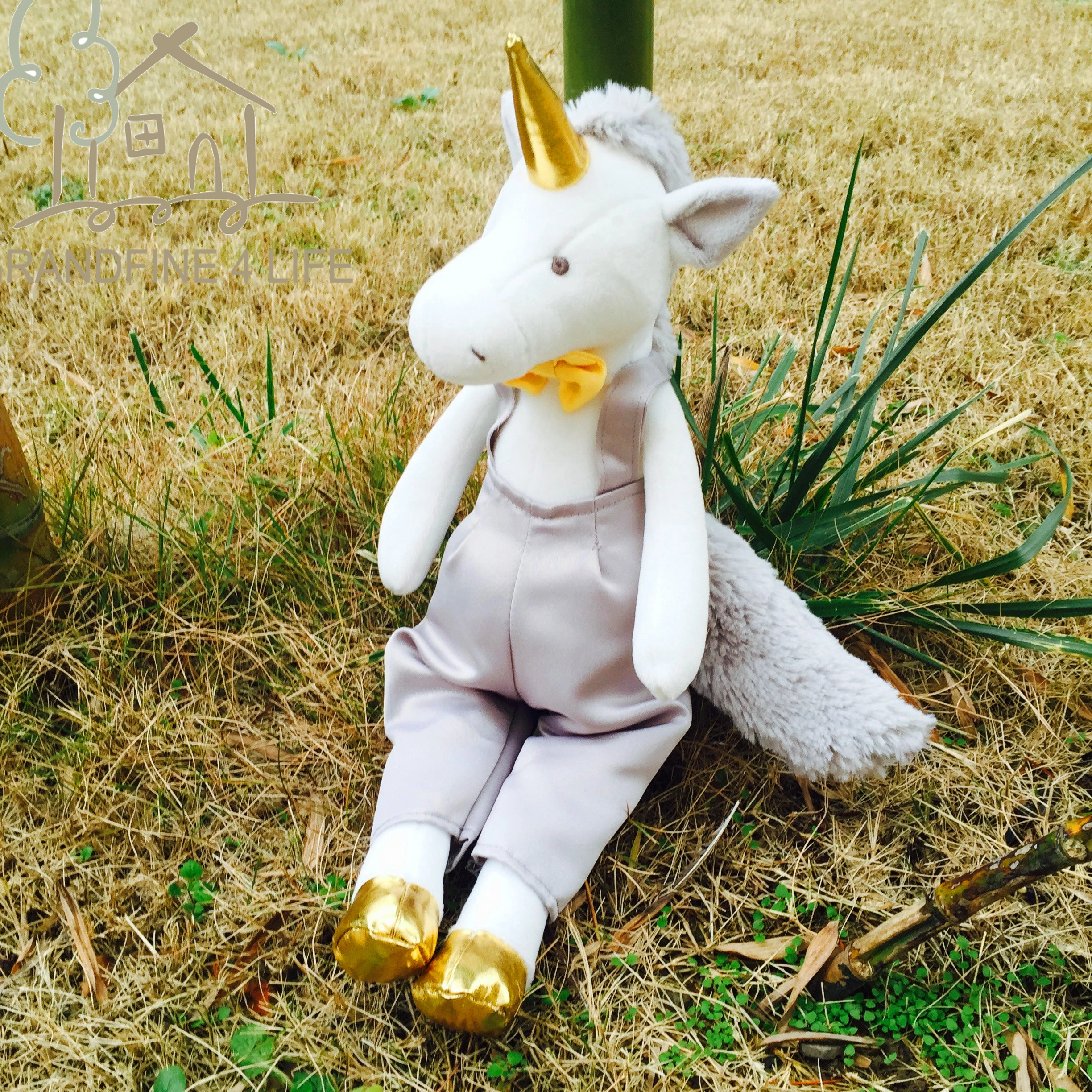 Роскошные Плюшевые игрушки в виде единорога со съемной одеждой лучший подарок