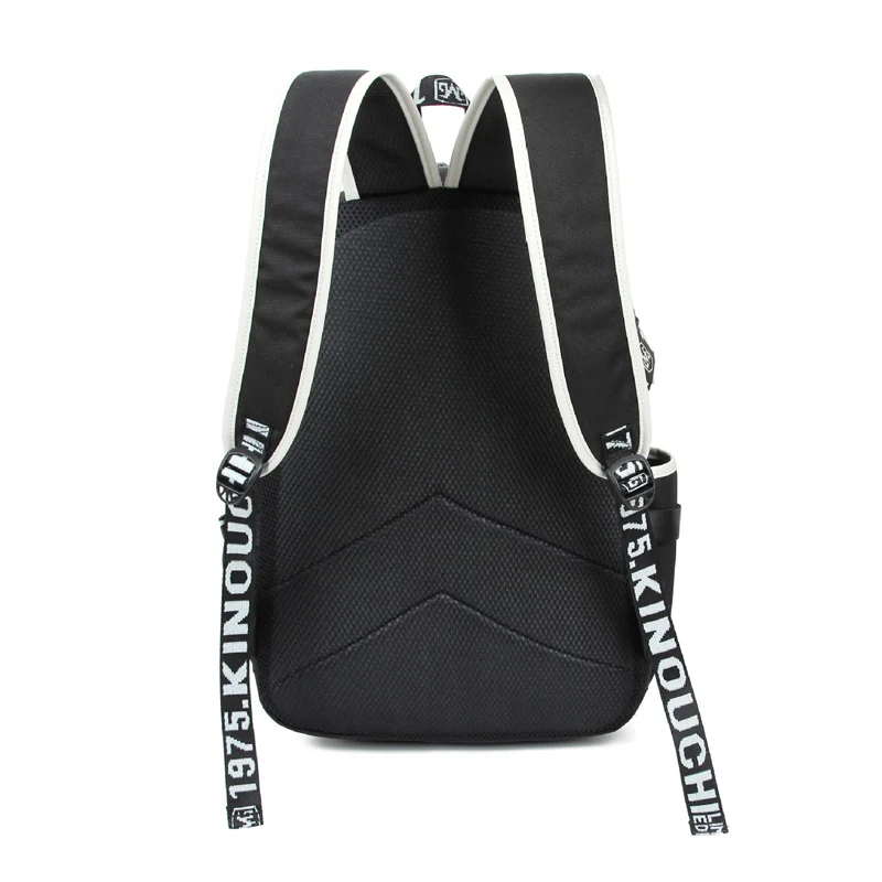 Luminous printing Backpack mochila mujer kid and girl USB Schoolbags for Boy Travel waterproof Large Teenager backpack