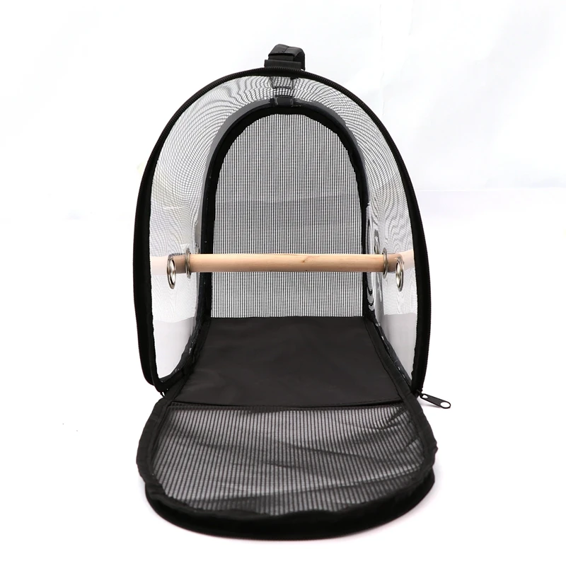 Portable Travel Pvc Handbag Pet Supplies Breathable Outdoor With Handle Zipper Closure Bird Carrier Transparent Parrot Cage Li | Дом и сад