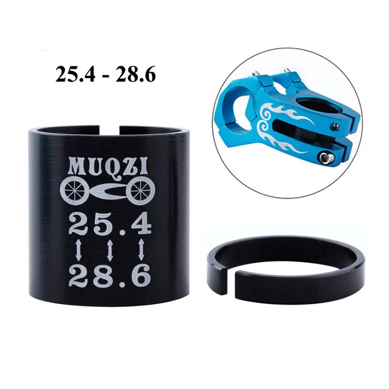 

Bike Front Fork Adjustable Set Conversion Shim 25.4 to 28.6mm Conversion Sleeve Ring Aluminum Alloy Bicycle Equipment
