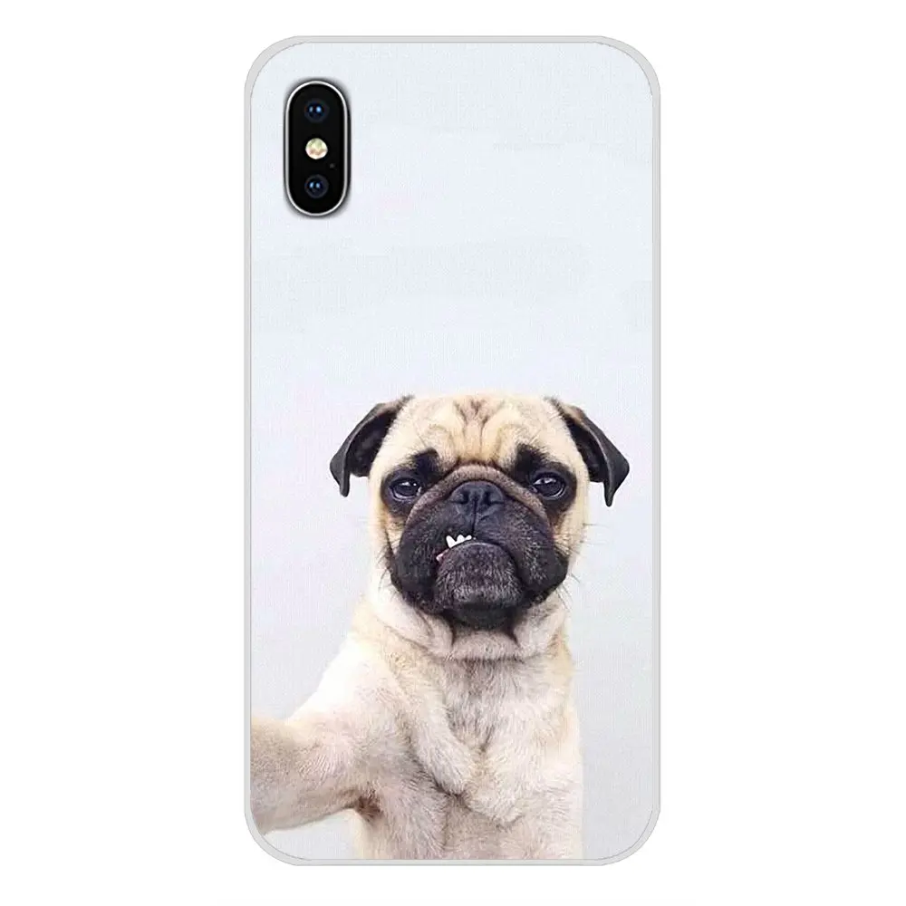 Для huawei Коврики Honor 4C 5C 5X6X7 7A 7C, 8, 9, 10, 8C 8X20 Lite Pro Аксессуары телефон оболочки чехлы животных милая собака мопс - Цвет: images 7