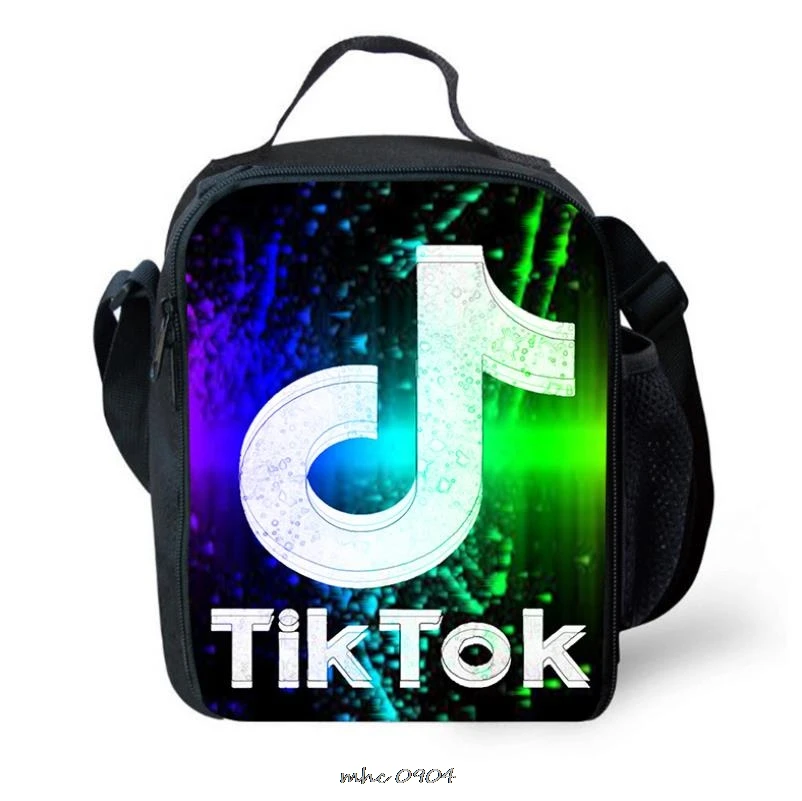 Новинка Термоизолированный Ланч-бокс Tik Tok сумка-тоут сумка-холодильник