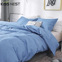 modern simple brushed bedding sets euroduvet cover pillowcase 3 piecesqueen king for home single doubleall match bedroom