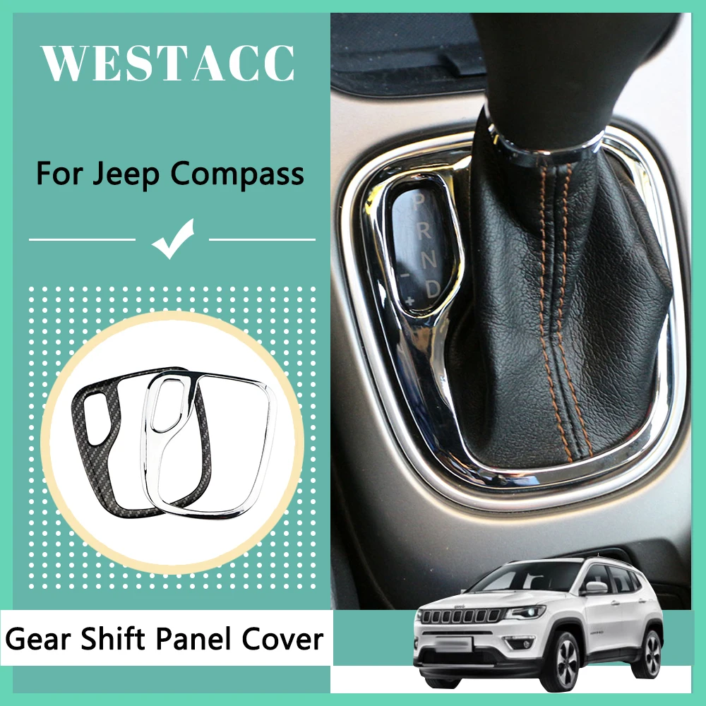 

Наклейка для украшения автомобиля, рамка для Jeep Compass 2017 - 2020 LHD, аксессуары для интерьера