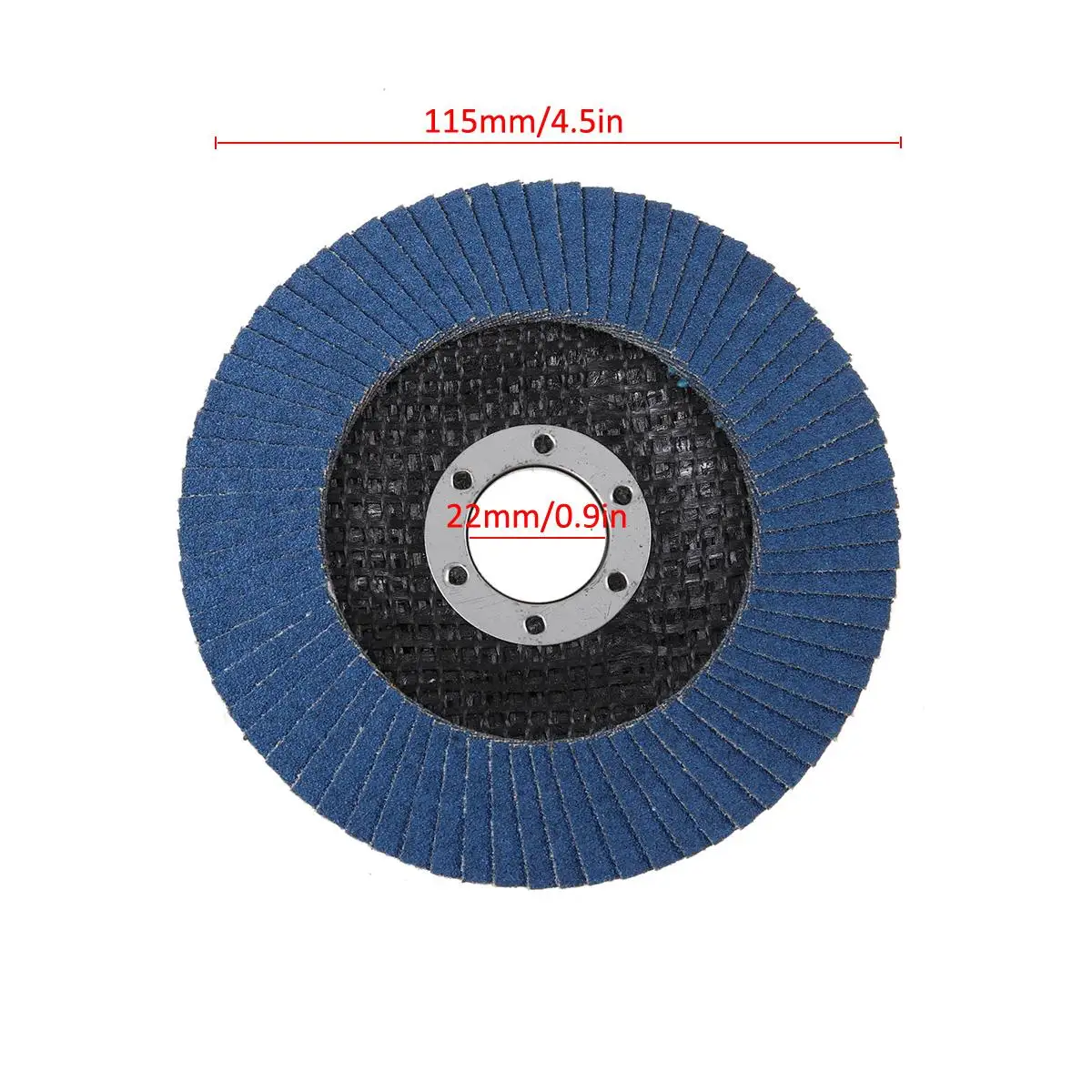 

10Pcs 115mm/4.5" Professional Flap Discs 40/60/80/120 Grit Grinding Wheels Blades Sanding Flap Discs for Angle Grinder Drillpro