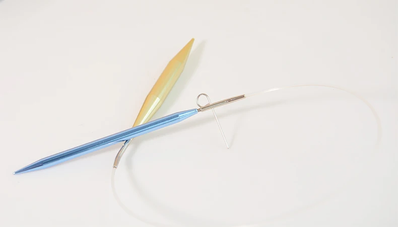 1 комплект съемные цвета оксид алюминия кольцевая игла шерстяная пряжа высшего