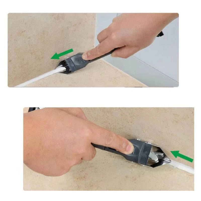 

5 In1 Silicone Remover Caulk Finisher Sealant Smooth Scraper Grout Kit Tools with Seam Tape Plastic Hand Tools