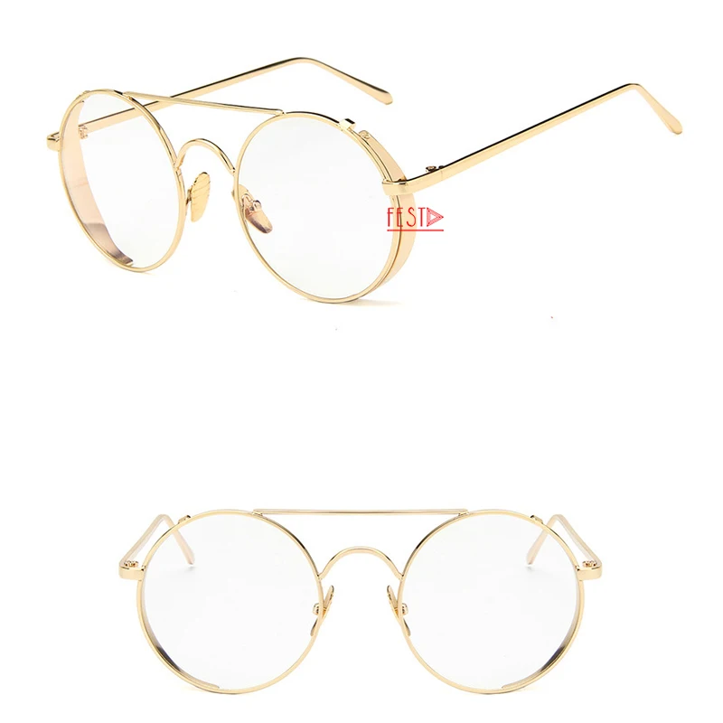 Аниме Атака Титанов Zeke Jaeger очки в стиле Косплей стимпанк металлические плоские