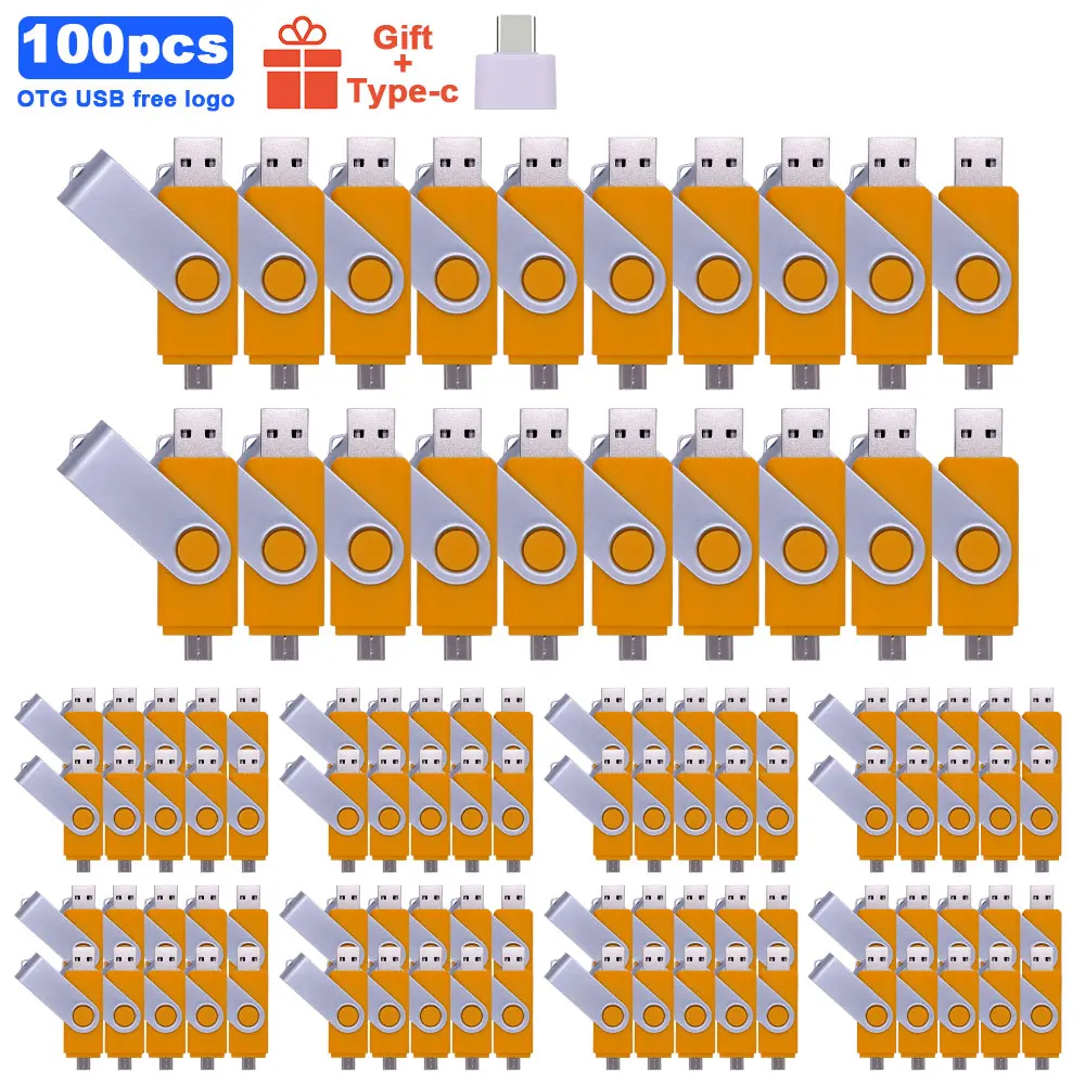 100 шт./лот многофункциональный флеш накопитель OTG USB 2 0 4 ГБ 8 64 16 32 usb портативная