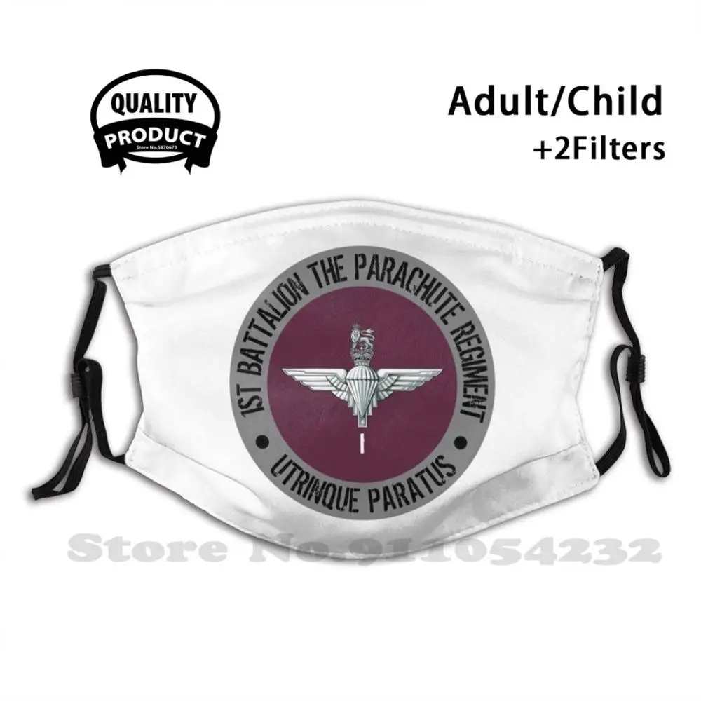 

The Parachute Regiment 1 Para Diy Adult Kids Face Mask Mouth Mask With Filter The Para Parachute Regiment Sfsg Special Forces