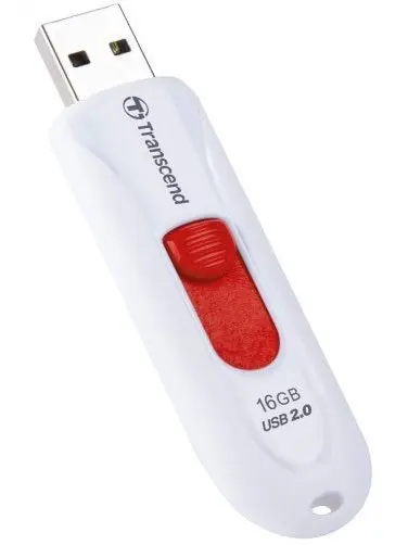 USB накопитель Transcend 16GB JetFlash 590 белый | Компьютеры и офис